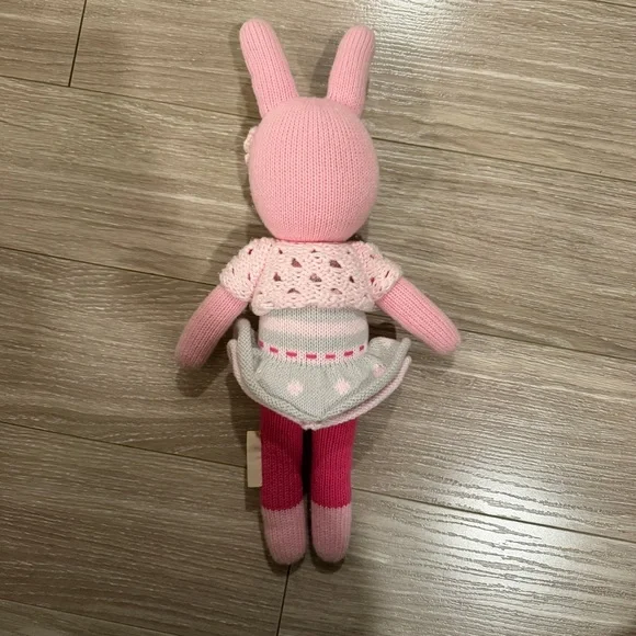 cuddle + kind Chloe the Bunny doll pink Easter baby grows gift - Picture 4 of 4